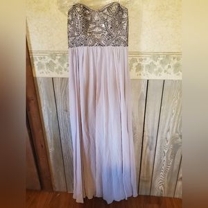 Silver Prom Dress